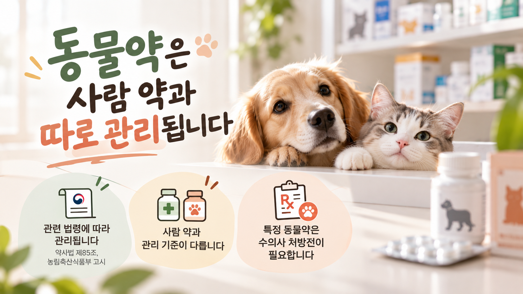 수의사 처방제 총정리, 처방전이 필요한 동물약은 어떤 약일까?